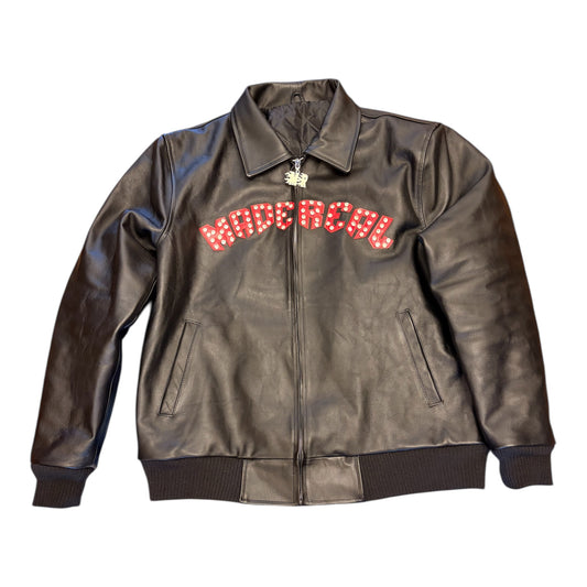MADE REAL PRESENTS “THE WORLD IS YOURS” LEATHER COAT 1 OF 1